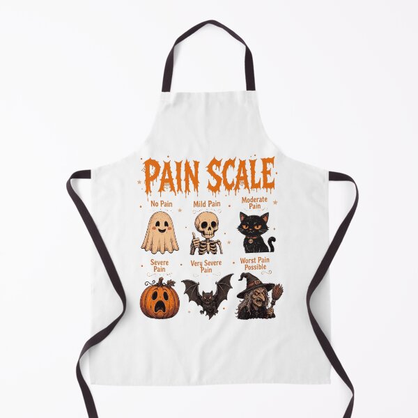 Item preview, Halloween Pain Scale Funny Chart Design designed and sold by phoebelevine.