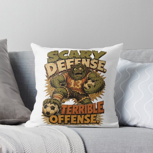Item preview, Scary Defense Terrible Offense Soccer Monster Funny Vintage Football  designed and sold by PIXENTRA.