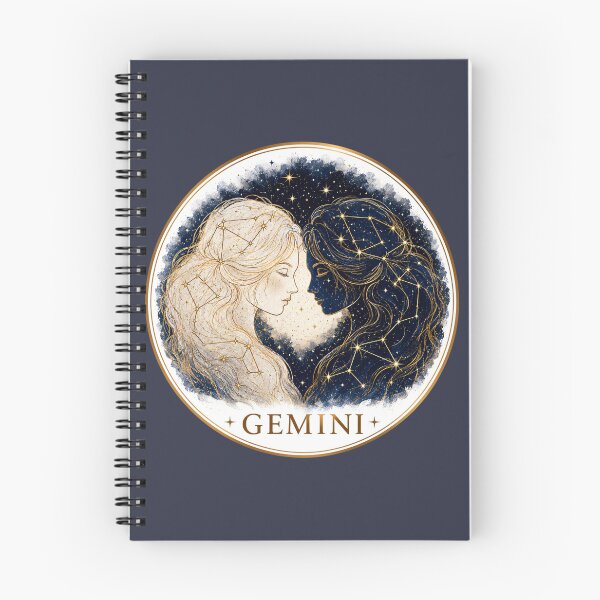 Item preview, Gemini Celestial Twins Zodiac Astrology designed and sold by MythicMood.
