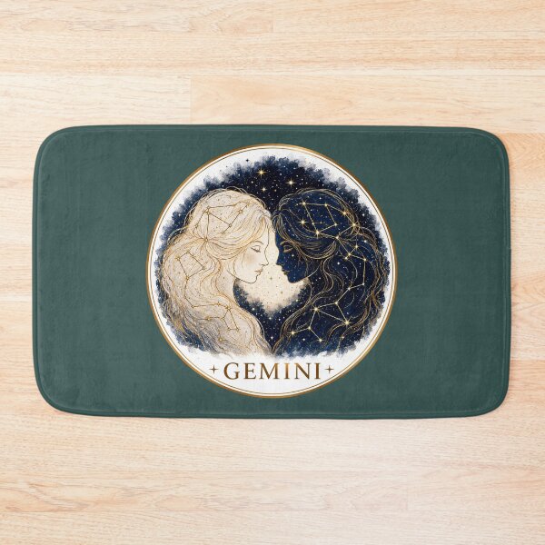 Item preview, Gemini Celestial Twins Zodiac Astrology designed and sold by MythicMood.