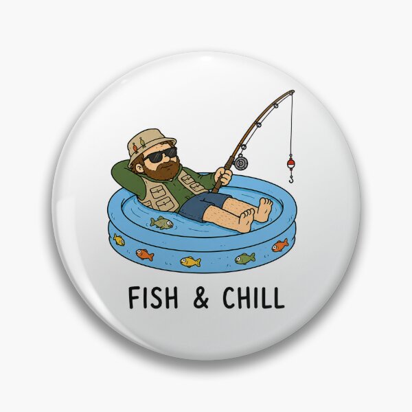 Item preview, Fish & Chill designed and sold by MonkiFlipp.