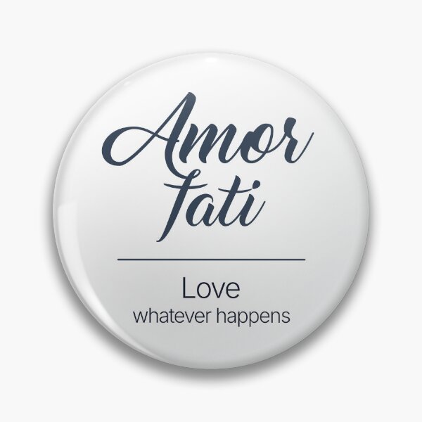Item preview, Amor Fati – Minimalist Style Stoic Quote - Dark Version designed and sold by Stoic Core.