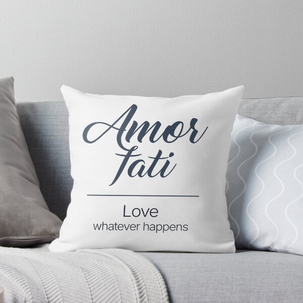 Item preview, Amor Fati – Minimalist Style Stoic Quote - Dark Version designed and sold by Stoic Core.