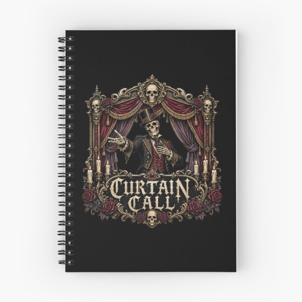 Item preview, HALLOWEEN Curtain Call – Dark Theater Gothic Sticker designed and sold by Uglyandcute.