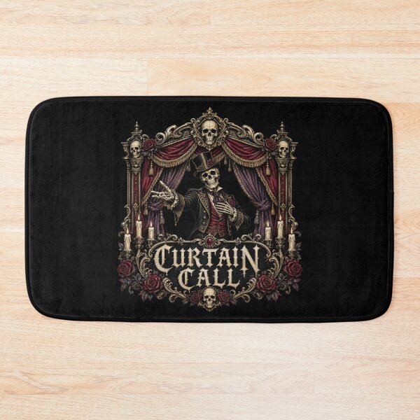 Item preview, HALLOWEEN Curtain Call – Dark Theater Gothic Sticker designed and sold by Uglyandcute.