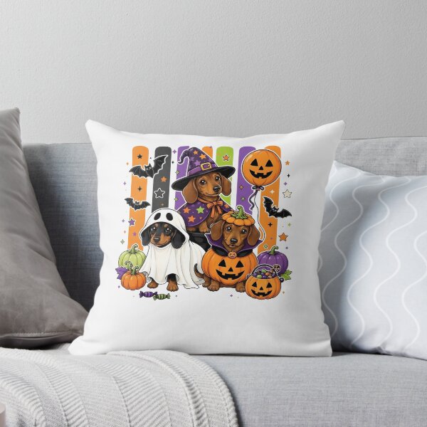 Item preview, Adorable Halloween Dachshund Trio Costume Fun designed and sold by RDGNR.