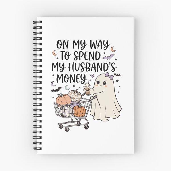 Item preview, Funny Ghost Shopping Halloween Humor designed and sold by phoebelevine.