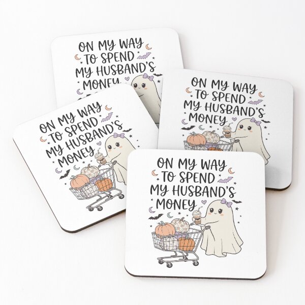 Item preview, Funny Ghost Shopping Halloween Humor designed and sold by phoebelevine.
