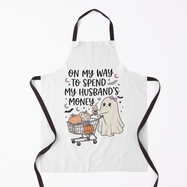 Item preview, Funny Ghost Shopping Halloween Humor designed and sold by phoebelevine.