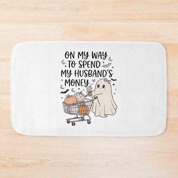 Item preview, Funny Ghost Shopping Halloween Humor designed and sold by phoebelevine.