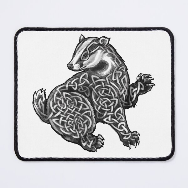 Item preview, Knotwork badger designed and sold by Paula Stirland.