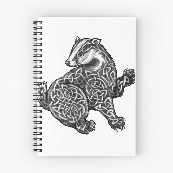 Item preview, Knotwork badger designed and sold by Paula Stirland.