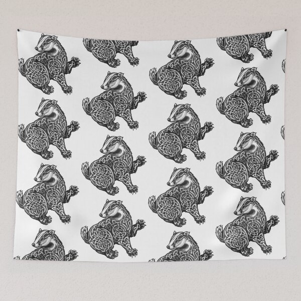 Item preview, Knotwork badger designed and sold by Paula Stirland.