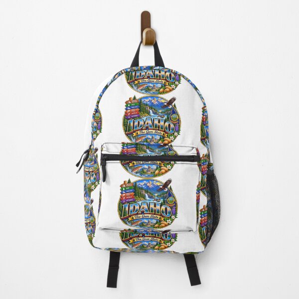Item preview, Idaho Gem State Mountain Travel Doodle designed and sold by Awarrie.