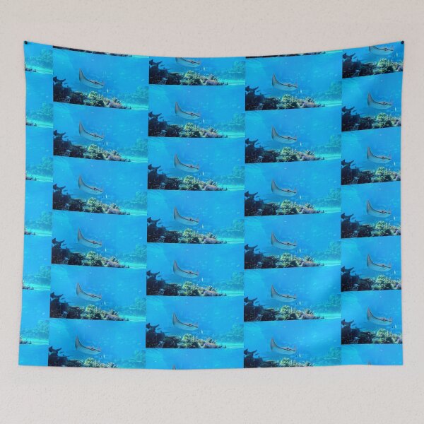 Item preview, Stingray in ocean original photography designed and sold by Wildcard_Designs.