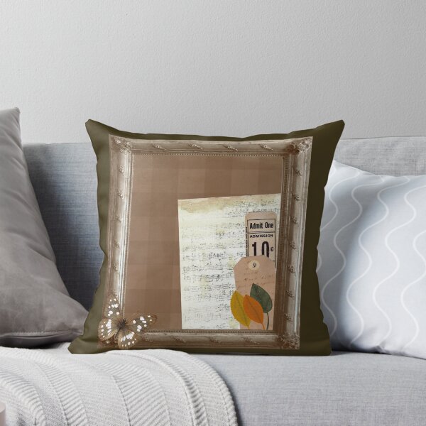 Item preview, Vintage Fall Ephemera Frame with Butterfly designed and sold by PapercutandSuch.
