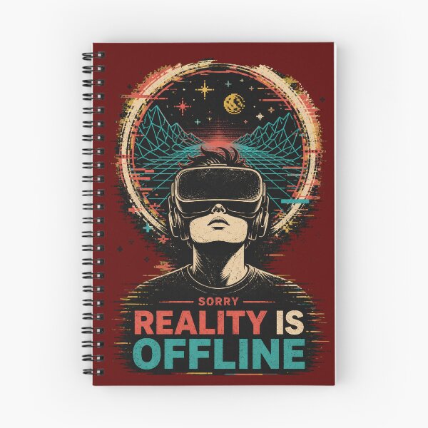 Item preview, Reality is Offline: VR Gamer – Funny Gaming Tech Design designed and sold by SVox.