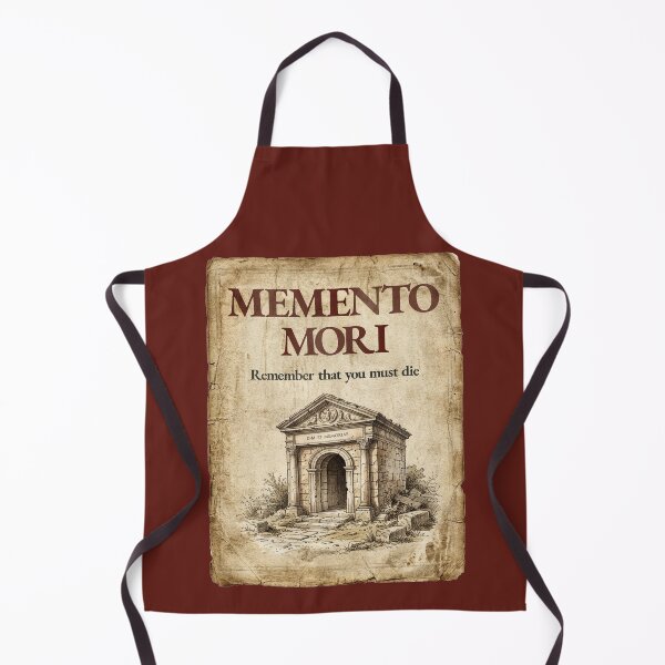 Item preview, Memento Mori - Vintage Distressed Stoic Quote - Roman Red Version designed and sold by Stoic Core.