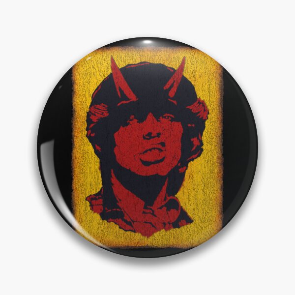 Item preview, Hard Rock Devil Horns Yellow Vintage Poster Graphic Art designed and sold by surmind.