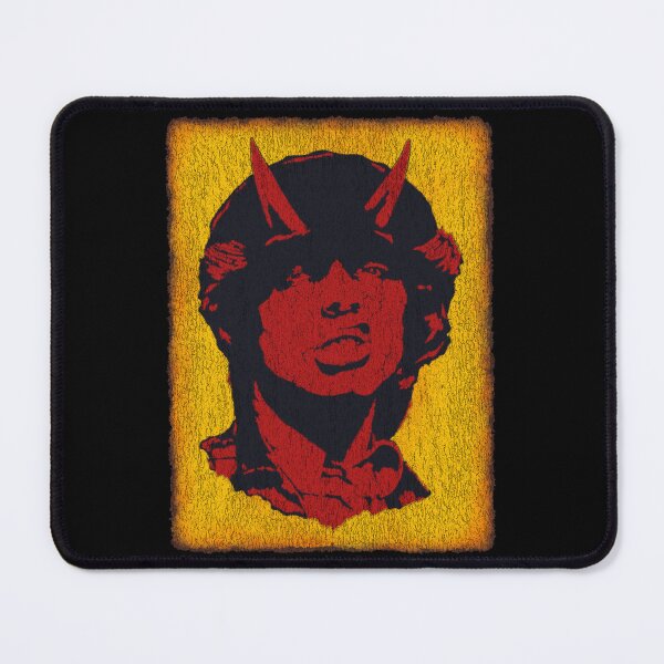 Item preview, Hard Rock Devil Horns Yellow Vintage Poster Graphic Art designed and sold by surmind.
