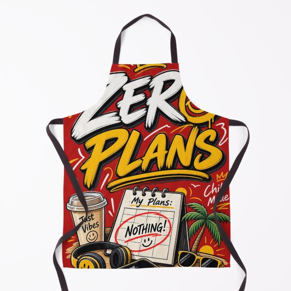 Item preview, Zero Plans – Funny Lazy Weekend Meme Design designed and sold by VasiArtLab.