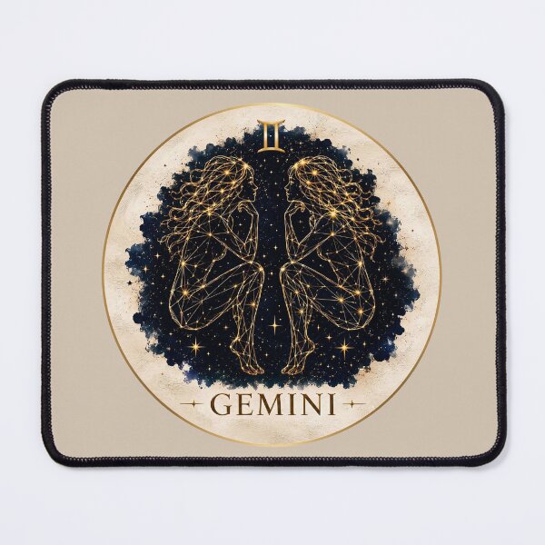 Item preview, Gemini Celestial Twins Constellation Astrology designed and sold by MythicMood.