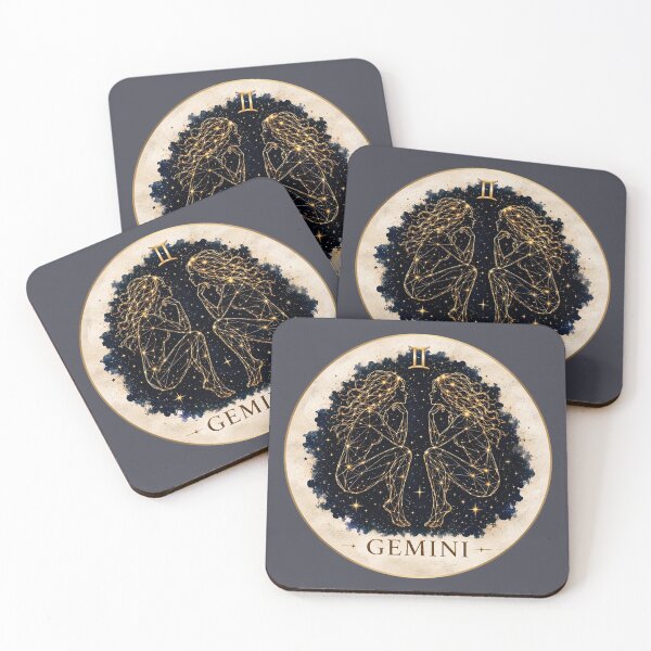 Item preview, Gemini Celestial Twins Constellation Astrology designed and sold by MythicMood.