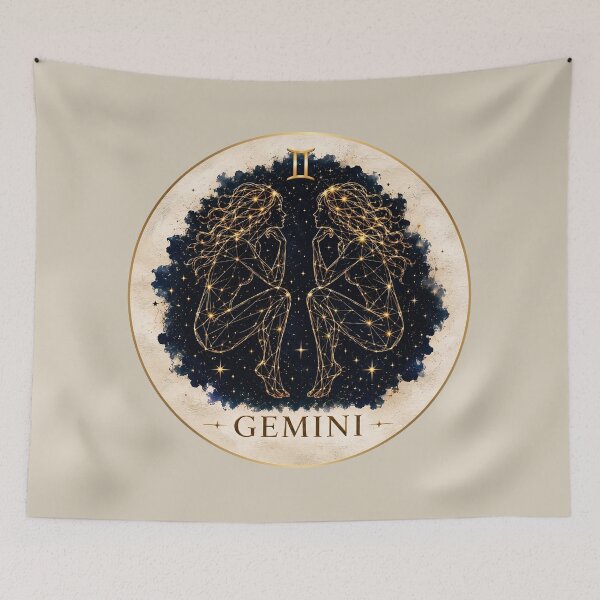 Item preview, Gemini Celestial Twins Constellation Astrology designed and sold by MythicMood.