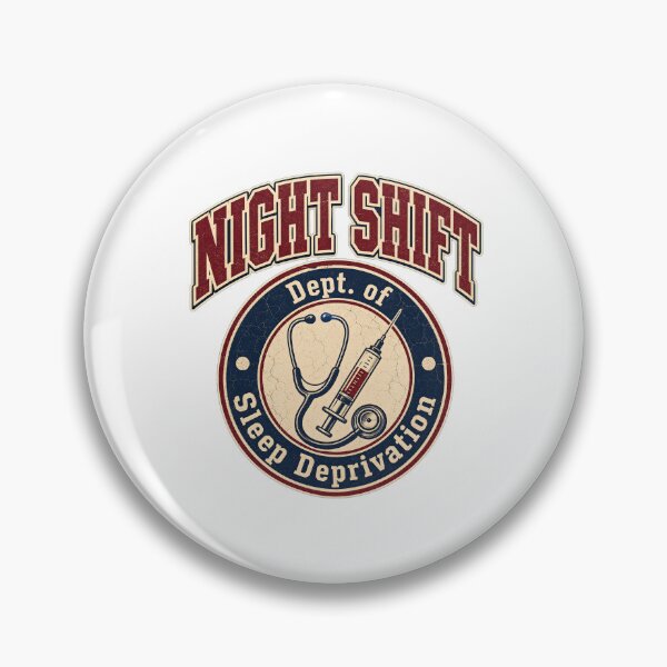 Item preview, Night Shift Dept Sleep Deprivation Varsity designed and sold by Kaikab007.