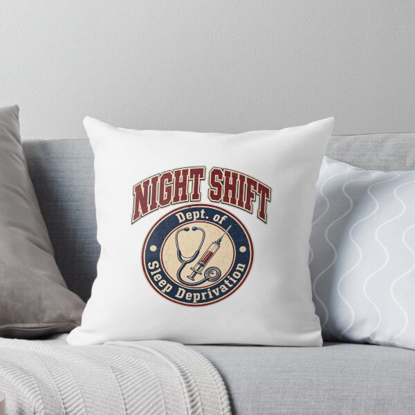 Item preview, Night Shift Dept Sleep Deprivation Varsity designed and sold by Kaikab007.
