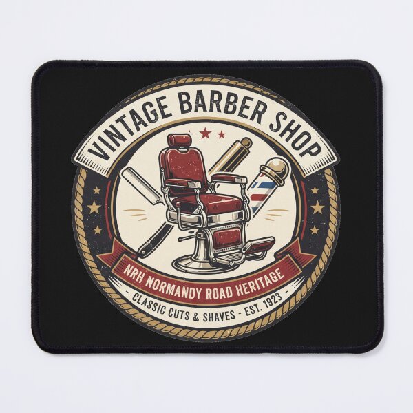 Item preview, NRH Vintage Barber Shop Classic Cuts & Shaves Est 1973 Barber Chair Pole Retro Sign designed and sold by Normandy Road Heritage.