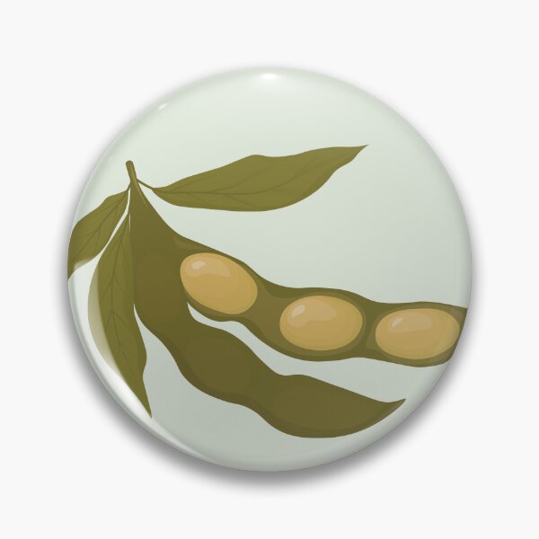 Item preview, Pastel Green Soybean Pod – Botanical Cutout Illustration designed and sold by EmeraldeaArt.