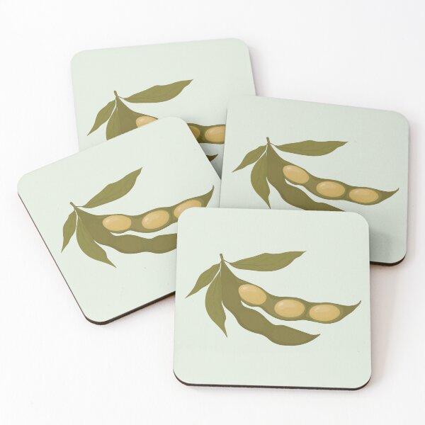 Item preview, Pastel Green Soybean Pod – Botanical Cutout Illustration designed and sold by EmeraldeaArt.
