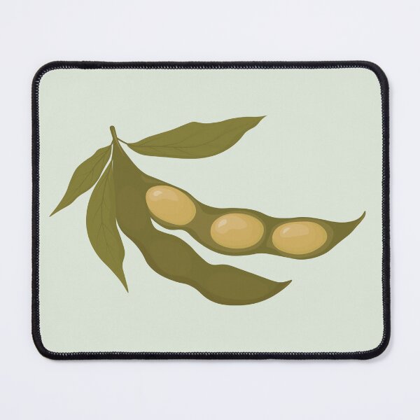 Item preview, Pastel Green Soybean Pod – Botanical Cutout Illustration designed and sold by EmeraldeaArt.