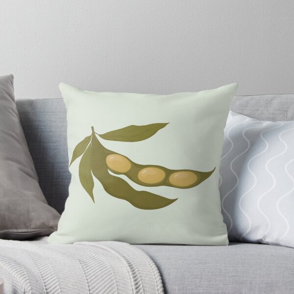 Item preview, Pastel Green Soybean Pod – Botanical Cutout Illustration designed and sold by EmeraldeaArt.