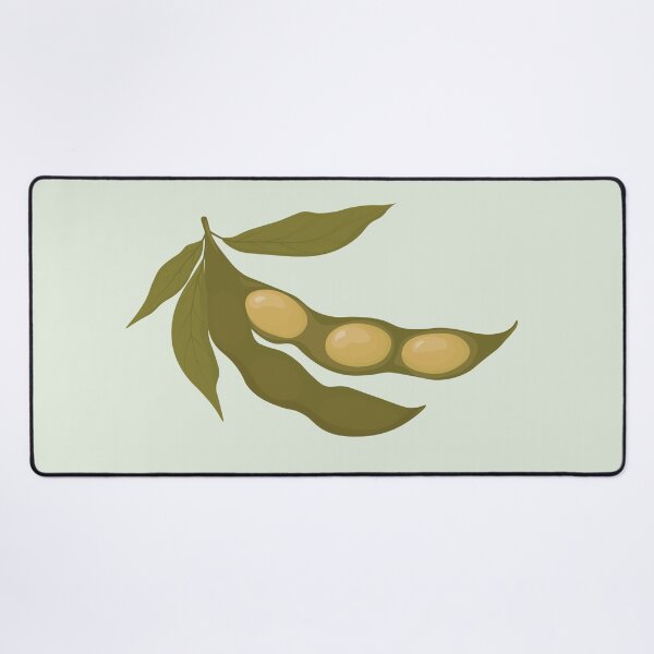 Item preview, Pastel Green Soybean Pod – Botanical Cutout Illustration designed and sold by EmeraldeaArt.