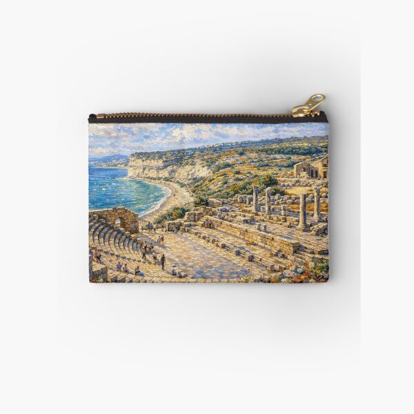 Item preview, A painting of Kourion, Cyprus – A Beautiful City in Europe. designed and sold by GalleryKauffeld.