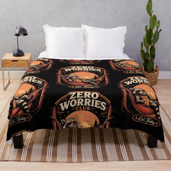 Item preview, Zero Worries Club Raccoon Design designed and sold by RDGNR.