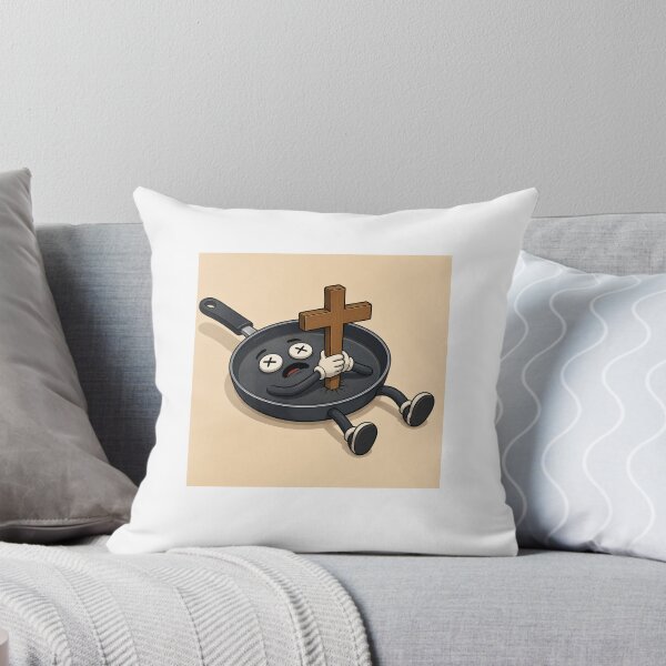 Item preview, Deadpan – Funny Dead Frying Pan Pun designed and sold by Pop, Culture and Stuff.