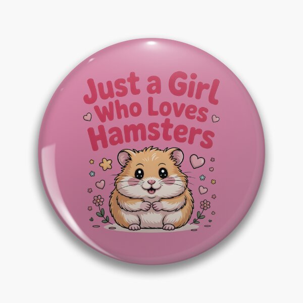 Item preview, Just a girl who loves hamsters designed and sold by Moonody Designs.