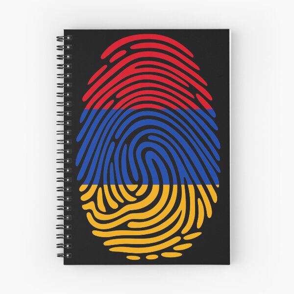 Item preview, Armenia Flag Fingerprint Identity | Armenian DNA Heritage Graphic designed and sold by NTGUILTY.