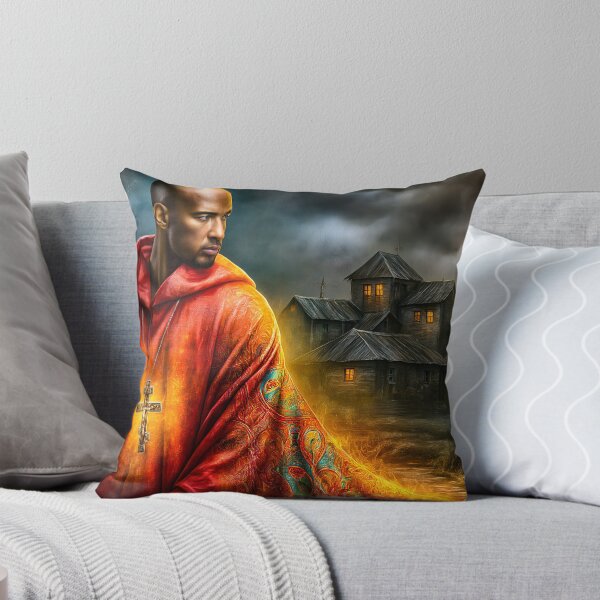 Item preview, Mysterious Man in Enigmatic Landscape at Dusk designed and sold by Artessie.