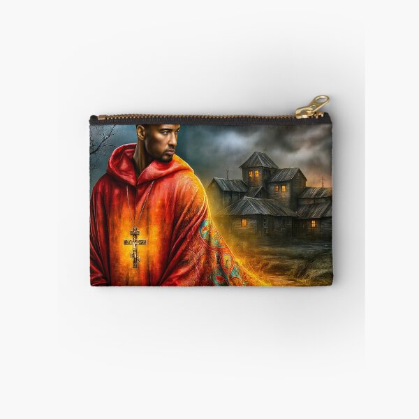 Item preview, Mysterious Man in Enigmatic Landscape at Dusk designed and sold by Artessie.
