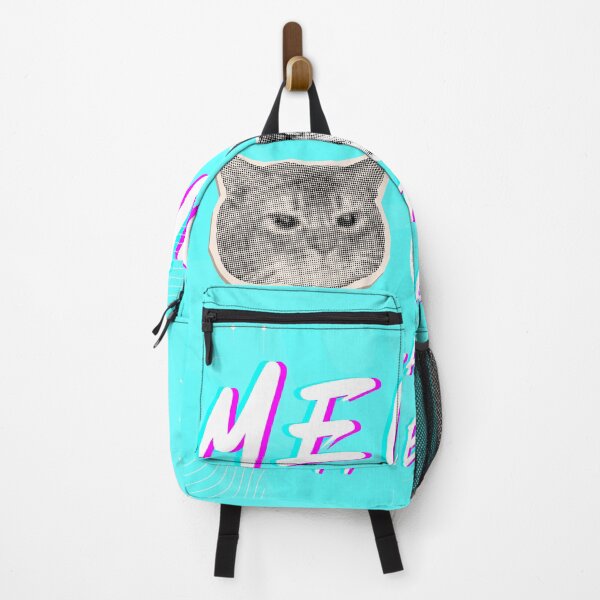 Item preview, Meow My Cat Is My Boss Retro Cyan Cat Design designed and sold by ReGenDx.