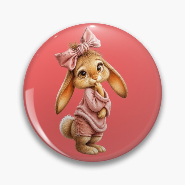 Item preview, Cute Bunny in Pink designed and sold by GRFORA.