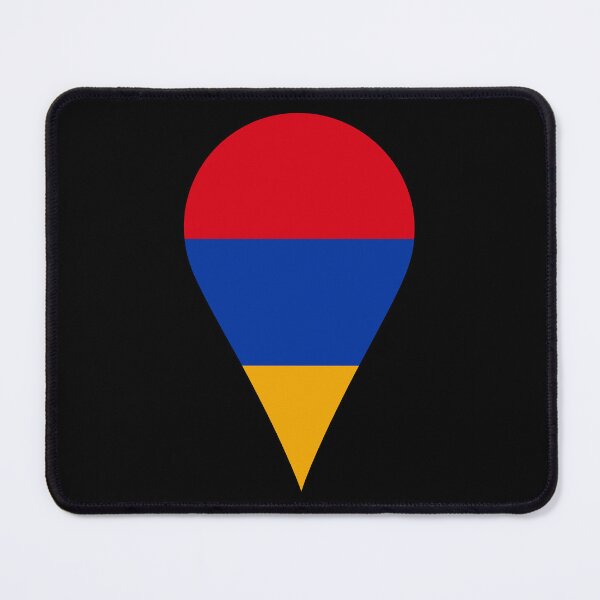 Item preview, Armenia Flag Location Pin Map Marker | Armenian Destination GPS Icon designed and sold by NTGUILTY.