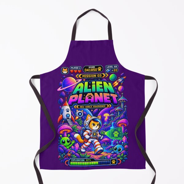 Item preview, Cat Astronaut Mission 03 – Alien Planet designed and sold by BYVOK.