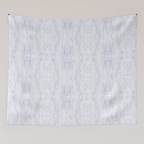 Item preview, Blue watercolor line pattern on white background in x designed and sold by AbbyLedGar.