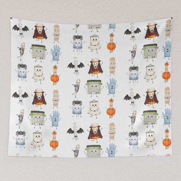 Item preview, Cute Spooky Healthcare Characters Collection designed and sold by RDGNR.