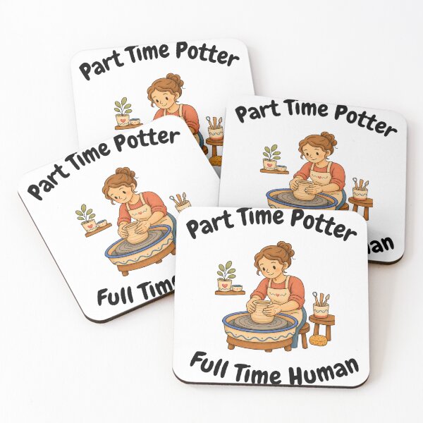 Item preview, Part Time Potter designed and sold by SamanthaLPottery.